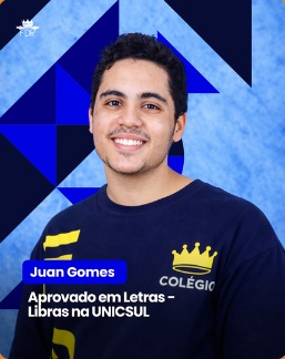 João Paulo Gonçalvez Lambert [3º Ensino Médio] - Medicina - Universidade Federal de Lavras, 9º LUGAR - Colêgio Fênix Pouso Alegre