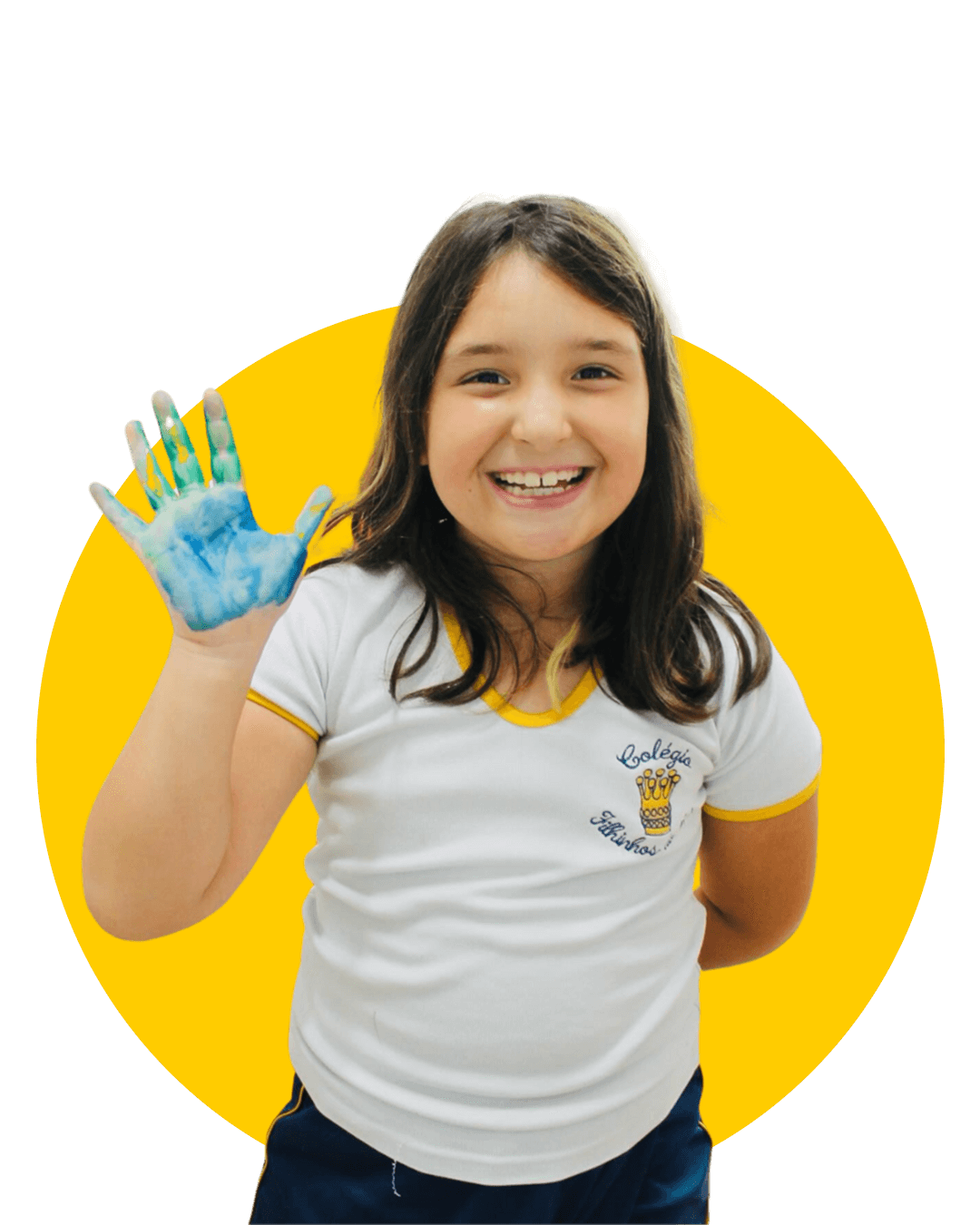 Imagem de uma menina 