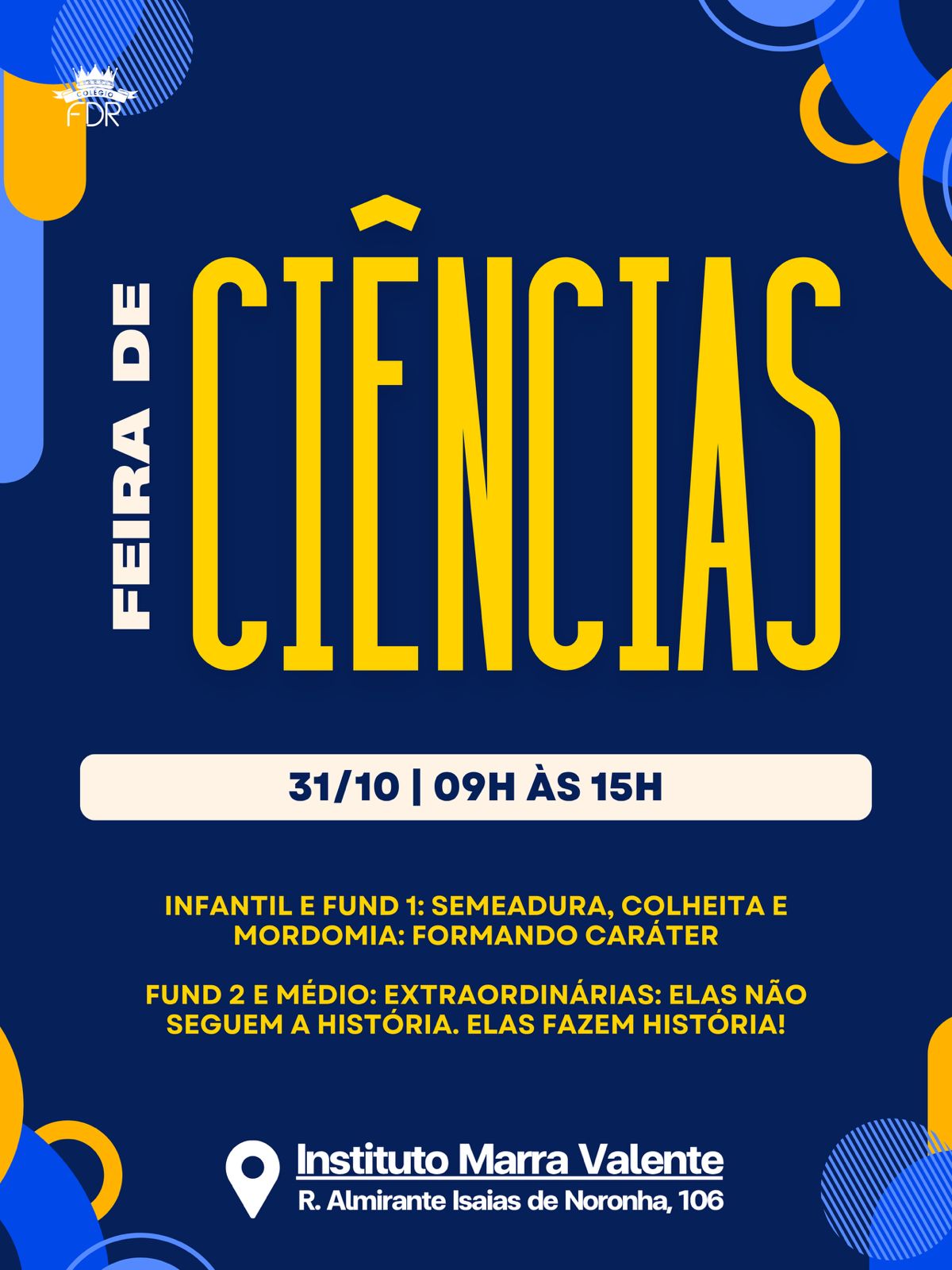 Feira de Ciencias - Colegio FDR